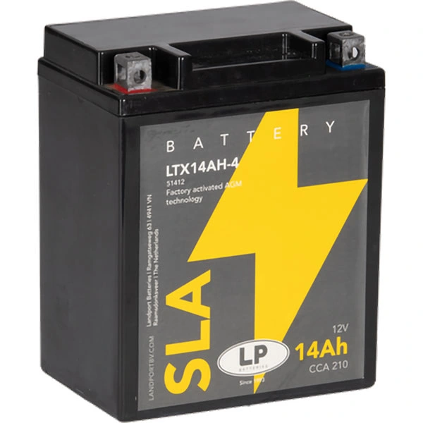 Landport Landport Motorcycle Battery - YTX14AH-4 SLA