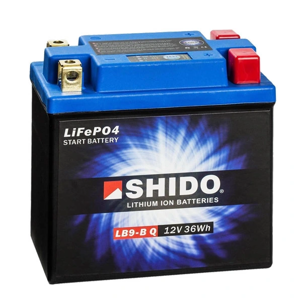 Shido Shido Lithium Motorcycle Battery - LB9-B Q LION