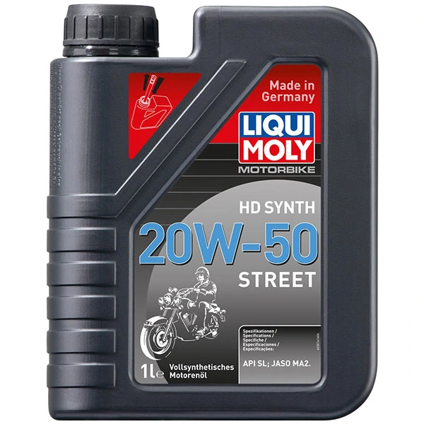 Liqui Moly Liqui Moly 4T Fully Synthetic HD Street Oil 20W-50