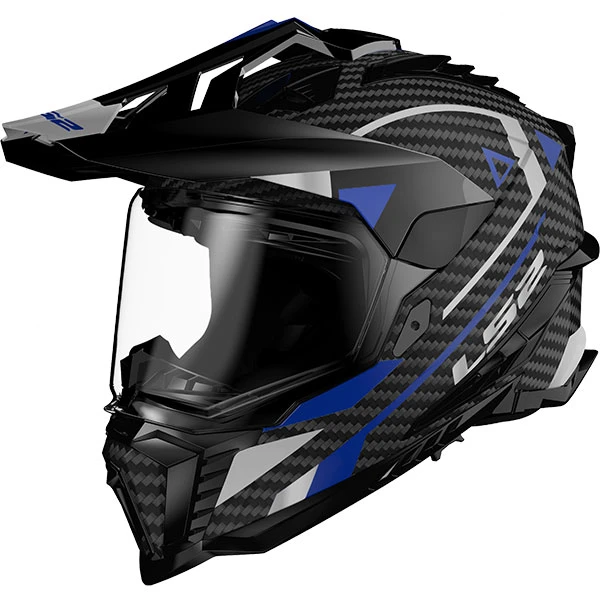 LS2 LS2 Explorer Carbon - Adventure Gloss Blue