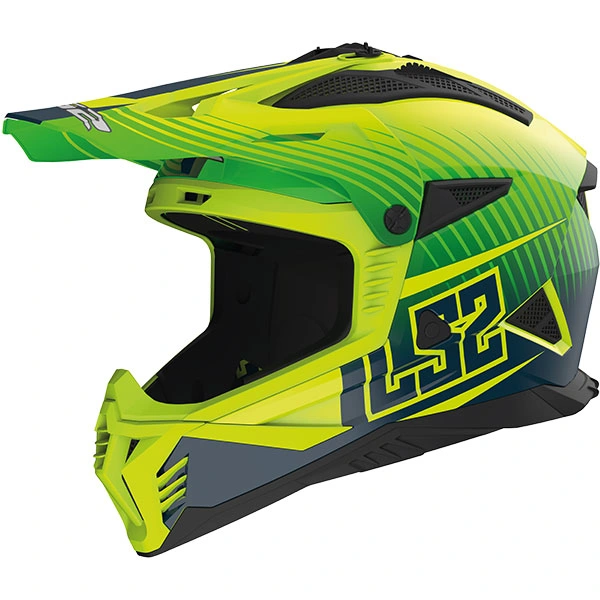 LS2 LS2 Fast II - Duck Matt Hi-Vis Green / Yellow