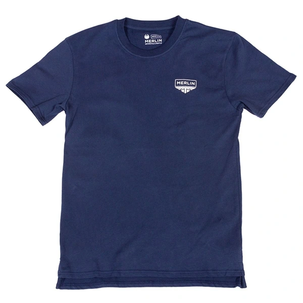 Merlin Merlin Truro Signature T-Shirt - Navy