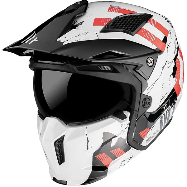 MT MT Streetfighter SV - Skull Gloss Pearl White