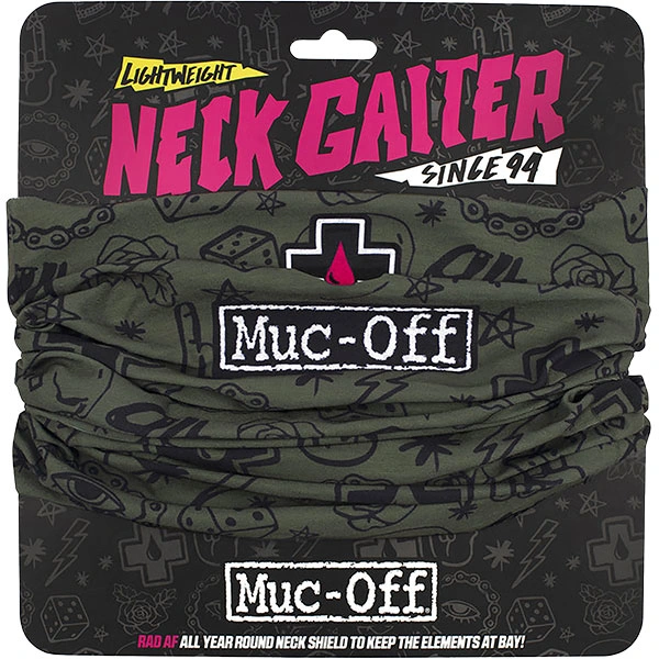 Muc-Off Muc-Off Lightweight Neck Gaiter - Green Punk