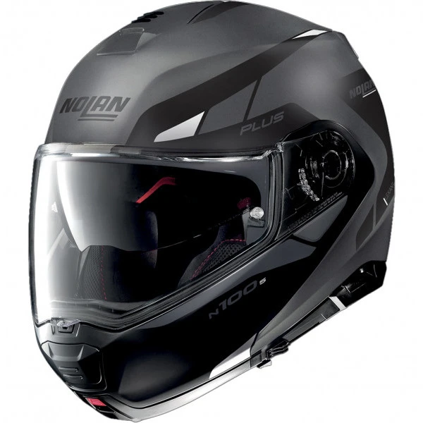 Nolan Nolan N100-5 Plus N-Com - Milestone Flat Lava Grey