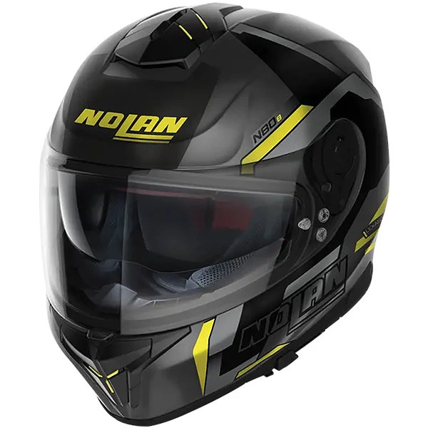 Nolan Nolan N80-8 N-Com - Wanted Flat Lava / Fluo Yellow