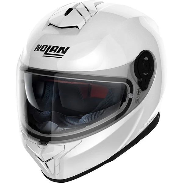 Nolan Nolan N80-8 N-Com - Classic Metal White