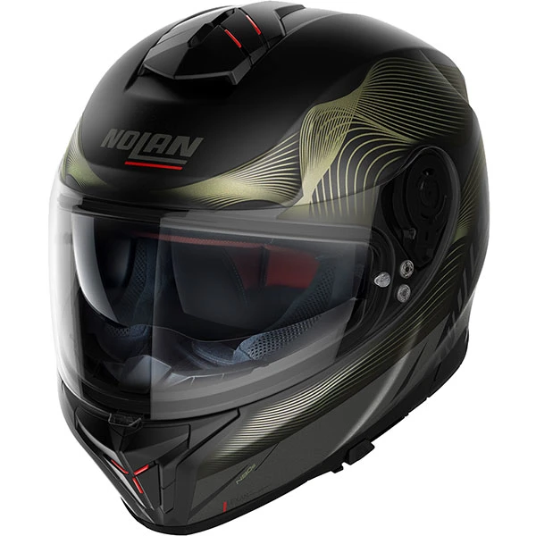 Nolan Nolan N80-8 N-Com - Powerglide Flat Black / Gold