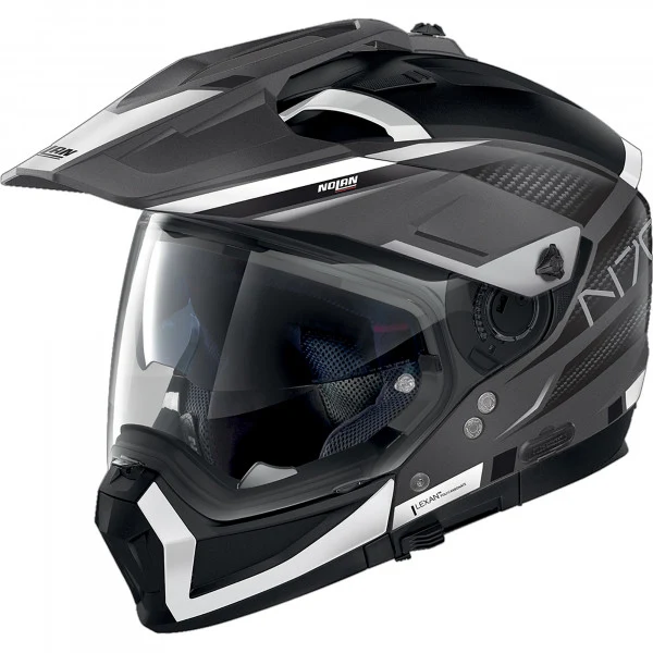 Nolan Nolan N70-2 X - Earthquake N-Com Flat Lava Grey / White