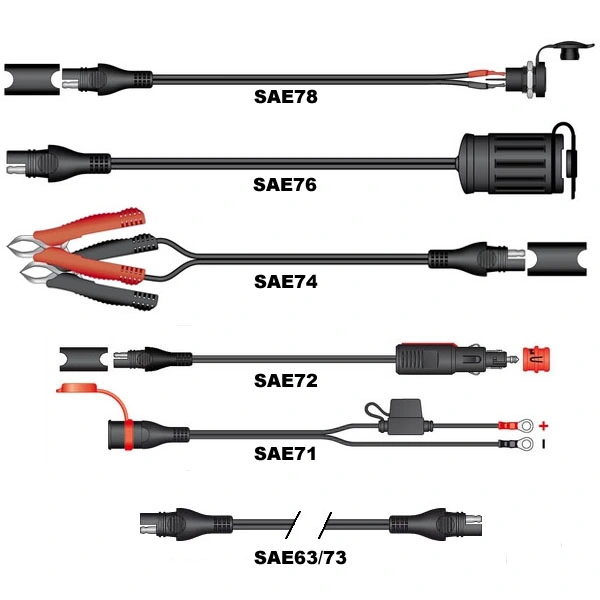 TecMate TecMate OptiMate / AccuMate Battery Charger Leads (SAE)