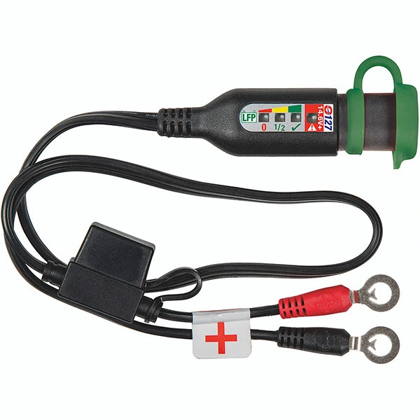 TecMate Tecmate Optimate Battery Lead to SAE connector, with integrated Lithium battery status monitor Single Lead