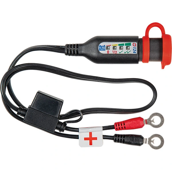 TecMate Tecmate Optimate Battery to SAE connector with integrated Lead Acid battery status monitor