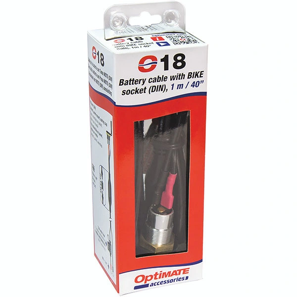 TecMate Tecmate Optimate Motorcycle DIN socket with SAE battery lead