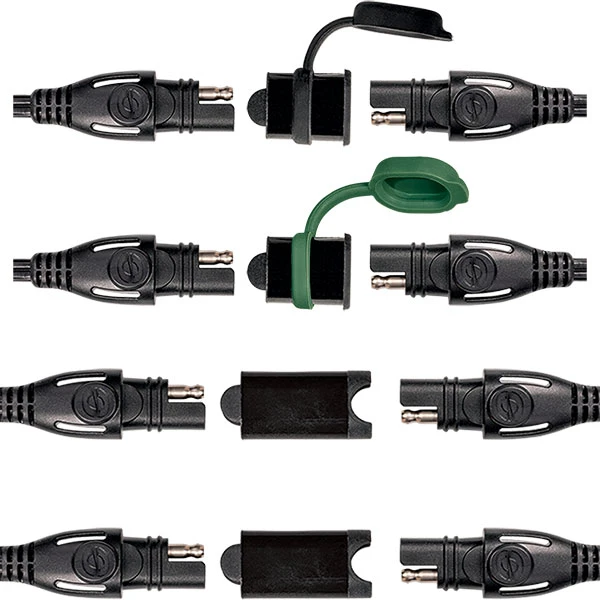 TecMate Tecmate Optimate SAE connector - Replacement caps x2 and Shrouds x2