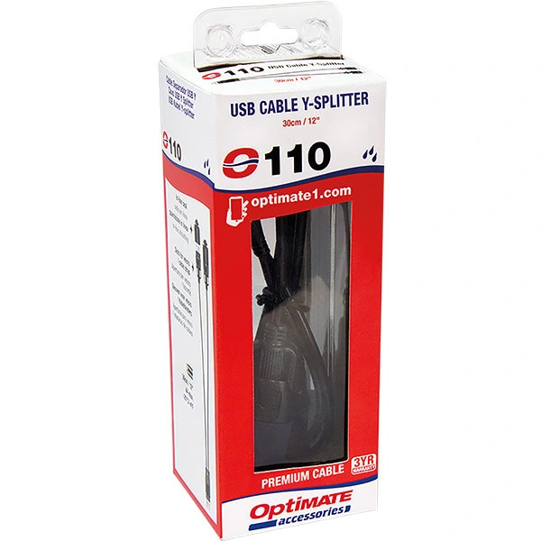 TecMate Tecmate Optimate USB-A Splitter (1 into 2) - with weatherproof covers