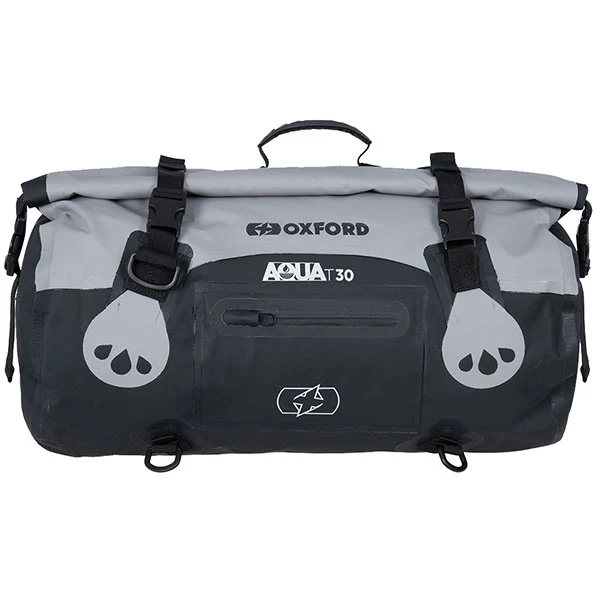 Oxford Oxford Aqua T30 Roll Bag - Grey / Black