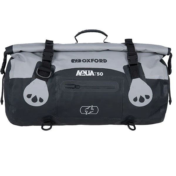 Oxford Oxford Aqua T50 Roll Bag - Grey / Black