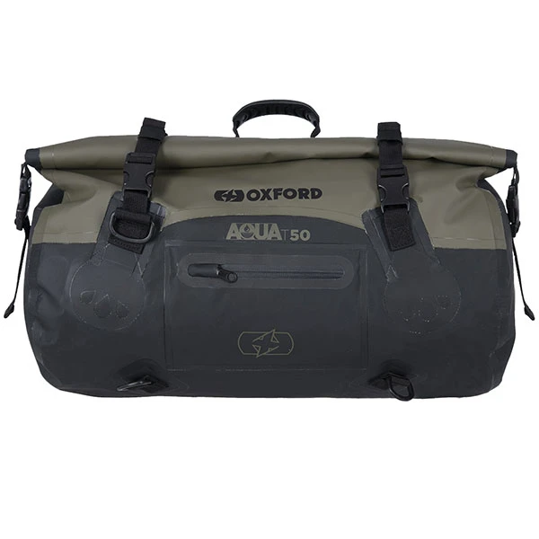 Oxford Oxford Aqua T50 Roll Bag - Khaki / Black