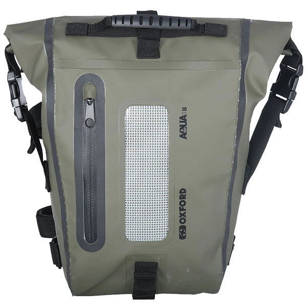 Oxford Oxford Aqua T8 Tail Bag - Khaki / Black