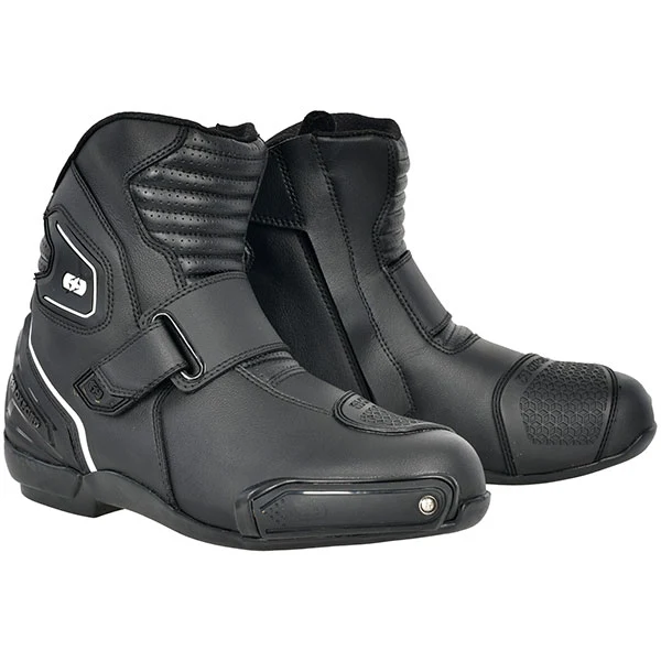 Oxford Clothing Oxford Omega Air Short Boots - Black / White