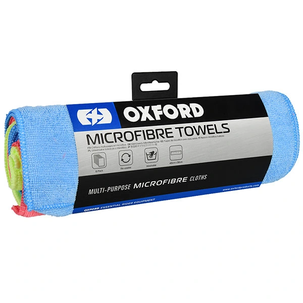 Oxford Oxford Microfibre Towels Pack of 6