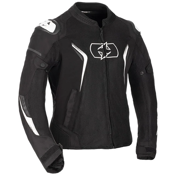 Oxford Clothing Oxford Ladies Omega 1.0 Air Textile Jacket - Black / White