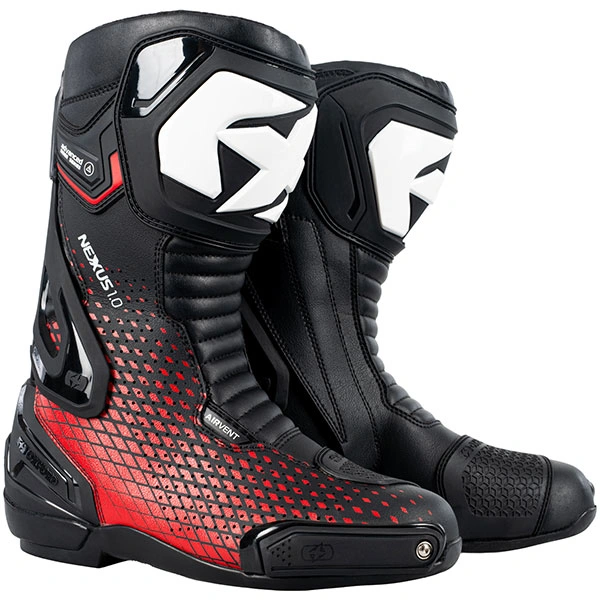 Oxford Clothing Oxford Nexus 1.0 Air Boots - Black / White / Red