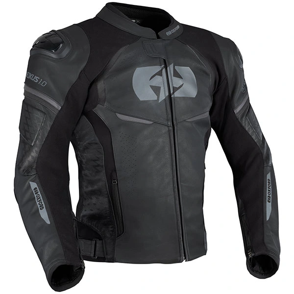 Oxford Clothing Oxford Nexus 1.0 Leather Jacket - Stealth Black