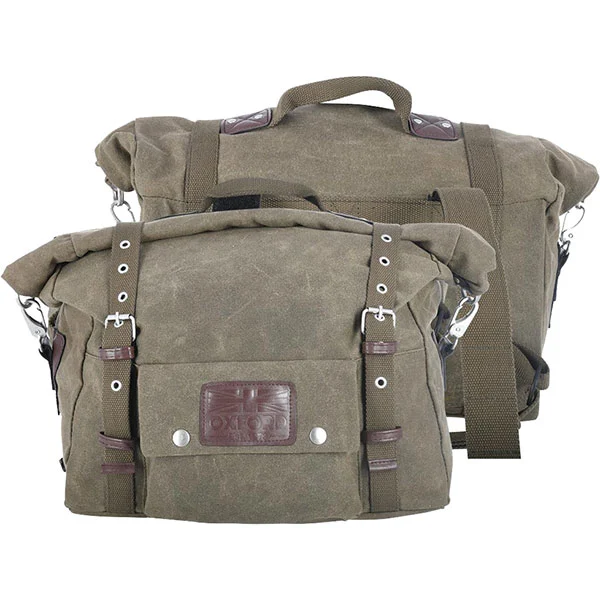 Oxford Oxford Heritage 40 Litre Panniers - Khaki