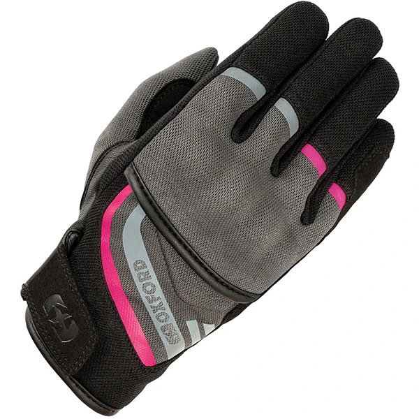 Oxford Clothing Oxford Dakar 1.0 Ladies Gloves - Charcoal / Pink