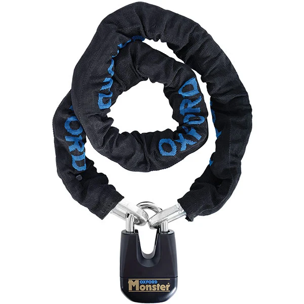 Oxford Oxford Monster 12mm Square Chain and Padlock