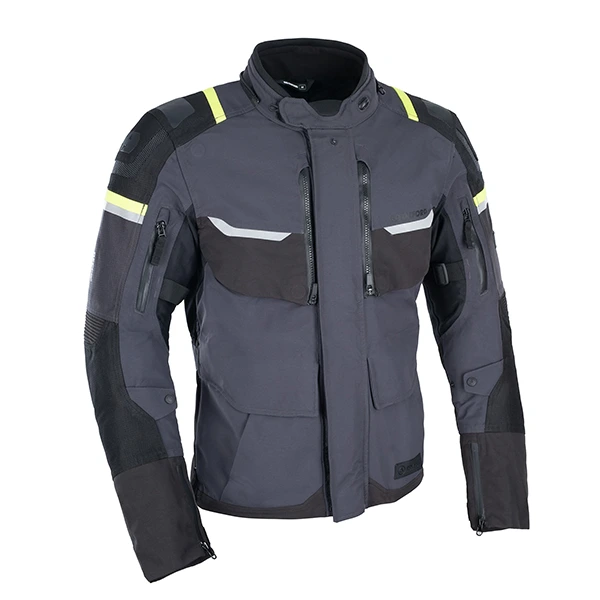 Oxford Clothing Oxford Stormland D2D waterproof Textile Jacket - Black / Grey / Fluo
