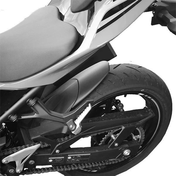 Pyramid Pyramid Hugger Extension Matt Black - Kawasaki Z400 / Ninja 400 (17>)