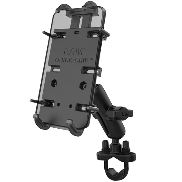 RAM Mounts RAM Mounts Quick-Grip XL Phone Mount with Handlebar U-Bolt Base