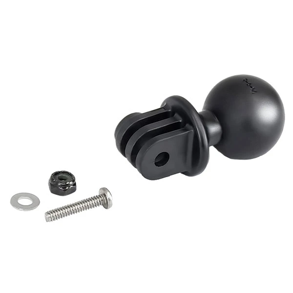 RAM Mounts RAM Mounts 1" Diameter Ball with custom GoPro Hero & Garmin Virb X/XE Adaptor
