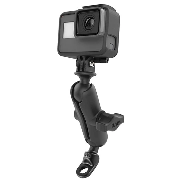 RAM Mounts RAM Mounts 9mm Angled Bolt Head Adaptor Ball Base with GoPro Adaptor