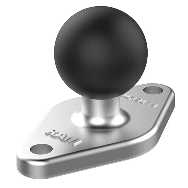 RAM Mounts RAM Mounts Chrome Diamond Base with 1" Ball