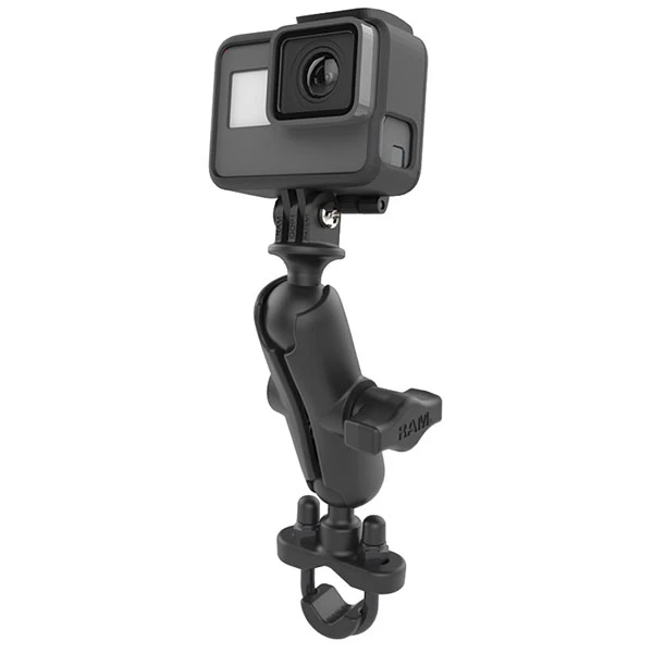 RAM Mounts RAM Mounts Handlebar Mount with 1" Ball Custom GoPro Hero Adaptor