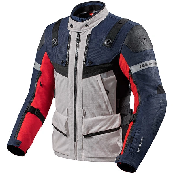 Rev'it Rev'it Defender 3 Gore-Tex Textile Jacket - Red / Blue