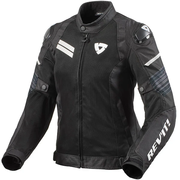 Rev'it Rev'it Ladies Apex Air H2O Textile Jacket - Black / White