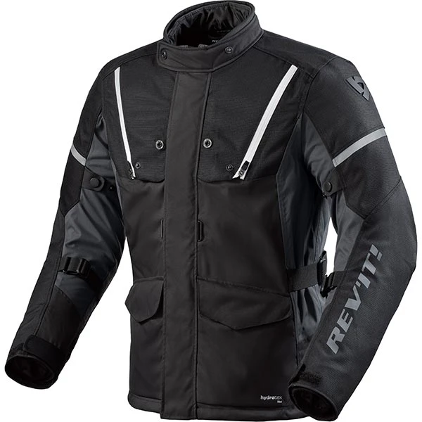 Rev'it Rev'it Horizon 3 H2O Textile Jacket - Black / White