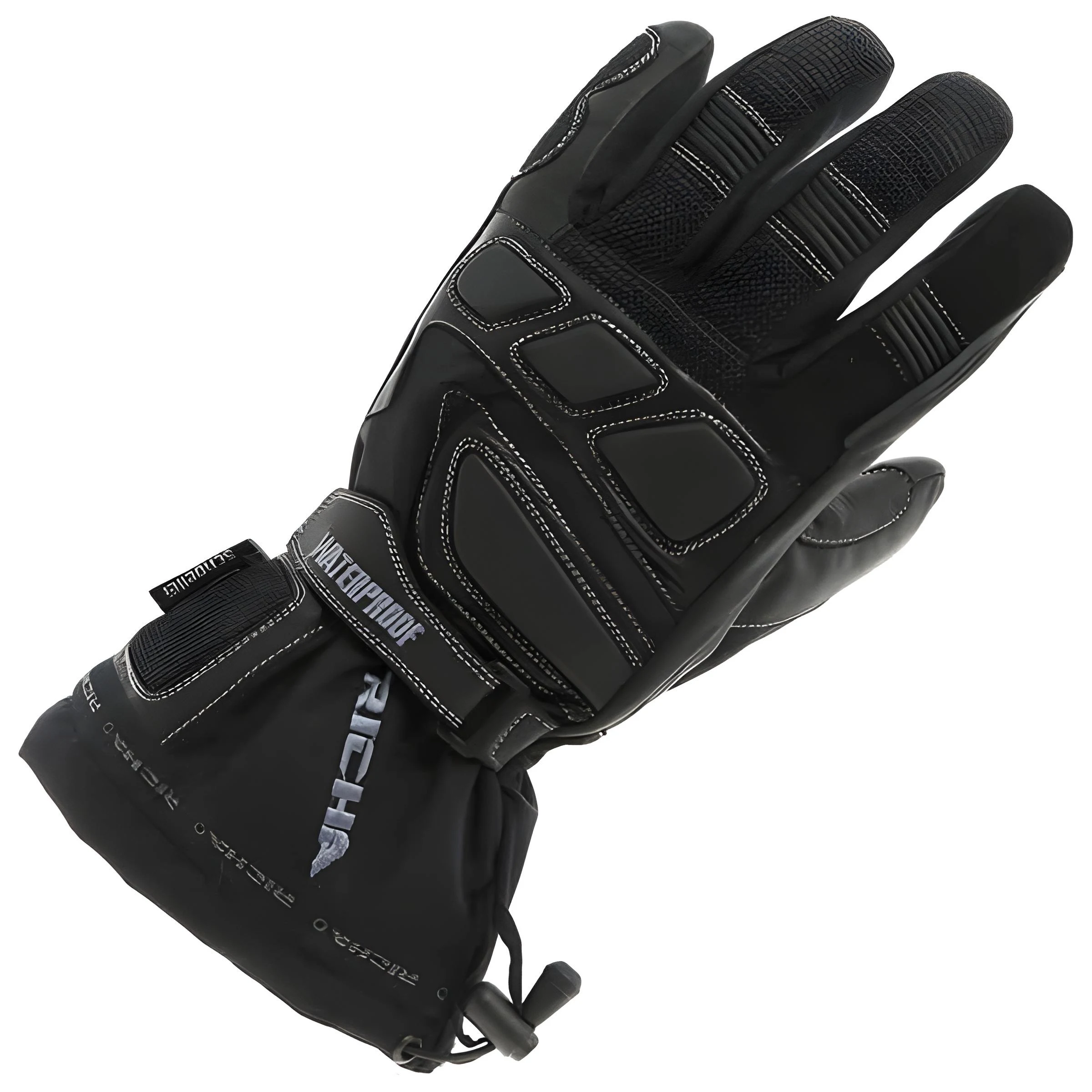 Richa Richa Carbon Winter Waterproof Leather Gloves - Black