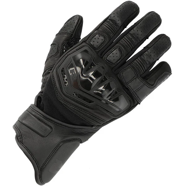 Richa Richa Stradale Stealth Leather Gloves - Black / Black