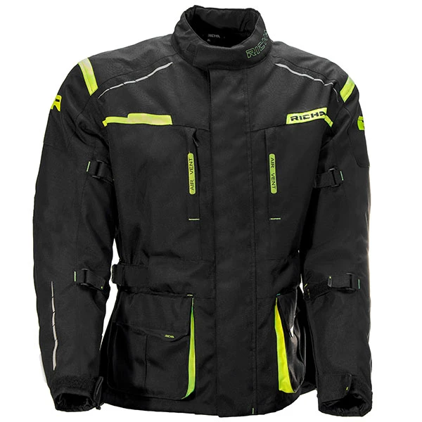 Richa Richa Axel Textile Jacket - Black / Fluo