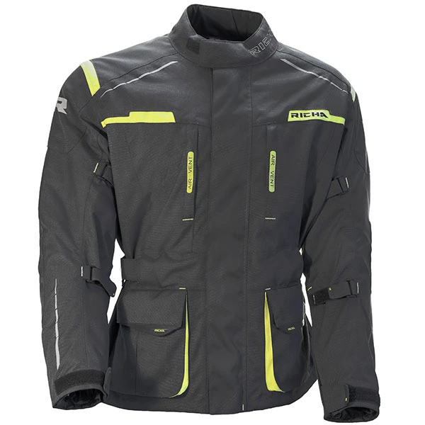 Richa Richa Axel Textile Jacket - Grey / Fluo