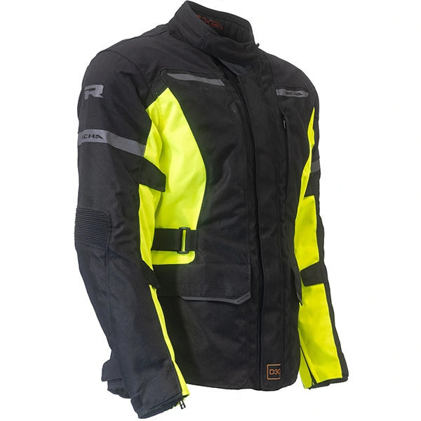 Richa Richa Phantom Prime Textile Jacket - Black / Fluo Yellow