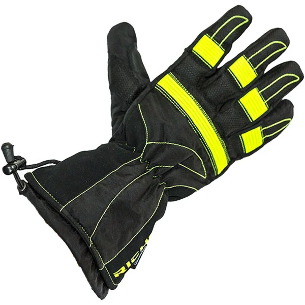 Richa Richa Probe Waterproof Textile Gloves - Black / Fluo Yellow