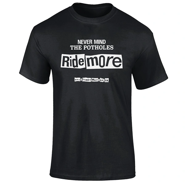 Ride More Ride More T-Shirt Never Mind - Black