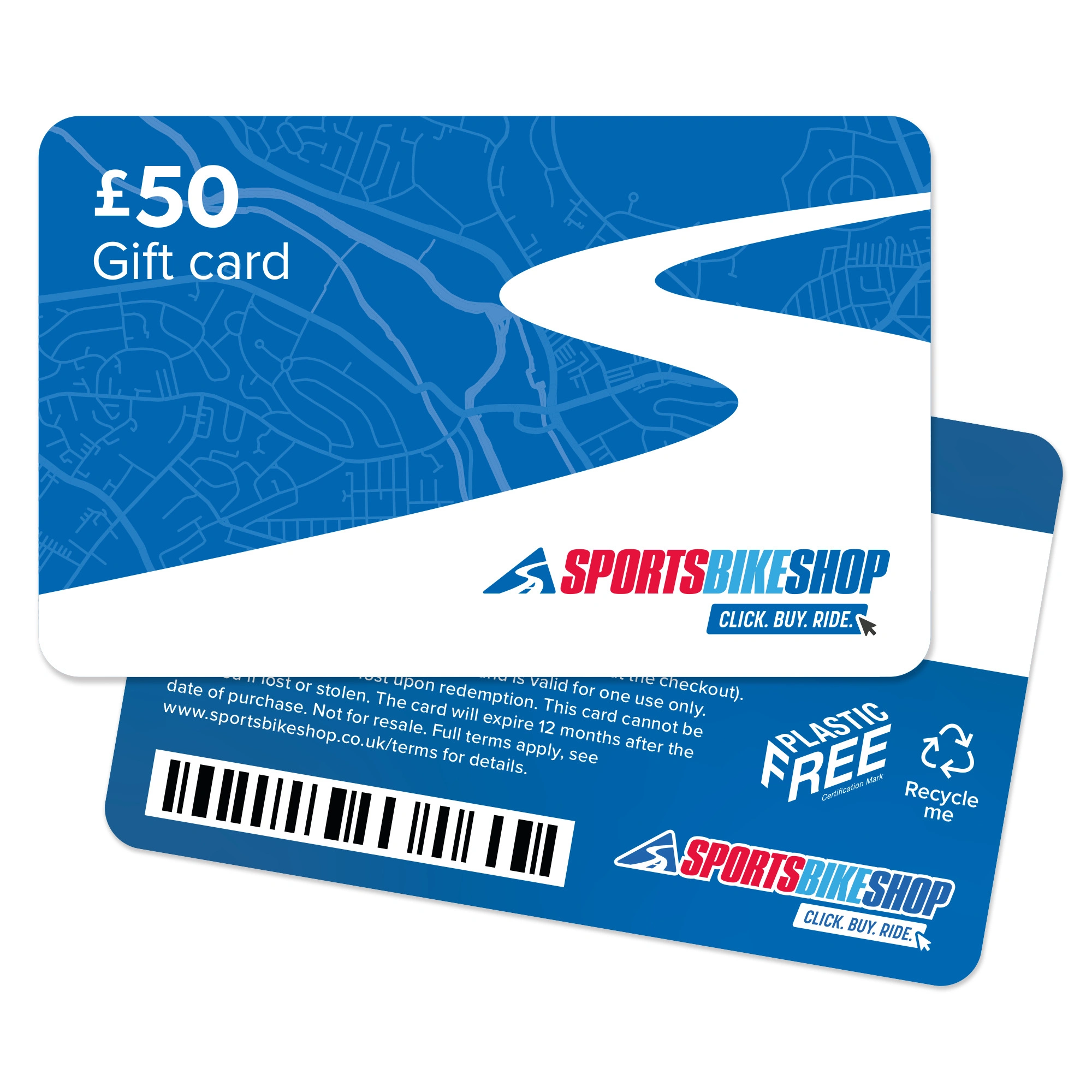 SPORTSBIKESHOP Motorcycle Gift Card / Voucher - £50