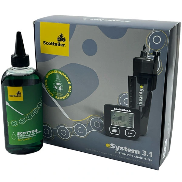 Scottoiler Scottoiler eSystem v3.1 Chain Oiler - All Climate Biodegradable Green Kit